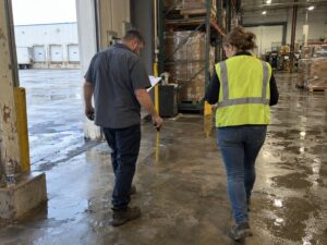 Walking a commercial water loss with a property manager by Vault Mold Removal