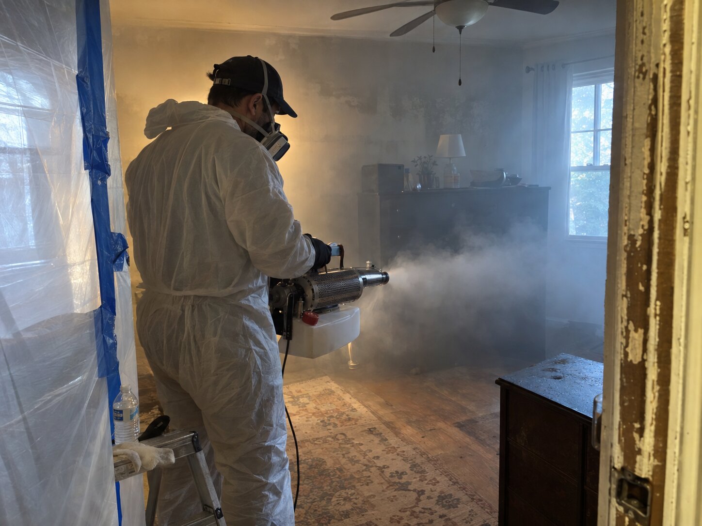 Thermal fogging for smoke odor removal by Vault Mold Removal