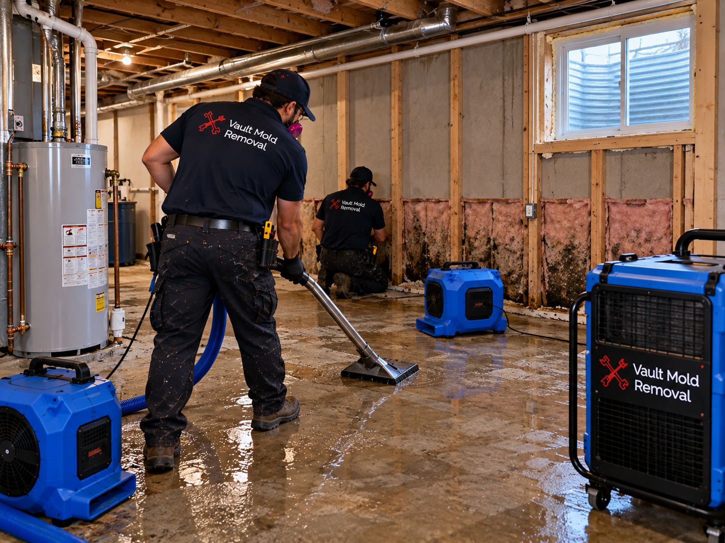 Water damage in Sunset, Provo — washing machine drain hose disconnected mid-cycle, water across laundry room and hall at 900 W / 800 N