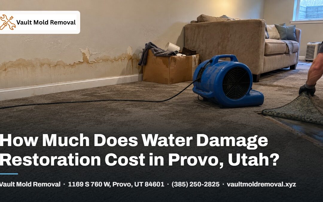 How Much Does Water Damage Restoration Cost in Provo, Utah?